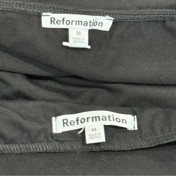 Reformation Adalynn Knit Two Piece Set in Black - Size - Medium - Picture 7 of 11